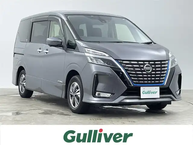 日産 セレナ e－パワー ハイウェイスター V 千葉県 2022(令4)年 1.6万km ダークメタルグレー 禁煙車/プロパイロット/インテリジェントエマージェンシーブレーキ/車両接近通報装置/ふらつき警報/純正10インチナビ/Bluetooth/CD/DVD/両側パワースライドドア/アラウンドビューモニター/LEDオートライト/純正15インチアルミホイール/アイドリングストップ/プッシュスタート/スマートキー/取扱説明書