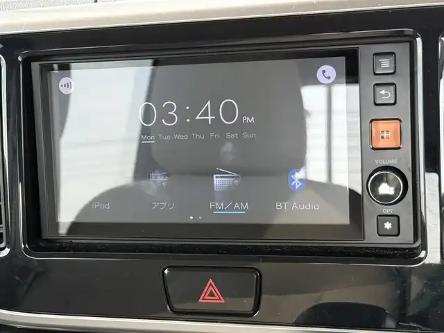 日産 デイズ ルークス X 道南・函館 2017(平29)年 5.4万km モカブラウンP /片側パワースライドドア//エマージェンシーブレーキ//寒冷地仕様//純正ディスプレイオーディオ/（iPod/BT/FM/AM)//全方位カメラ//運転席シートヒーター//アイドリングストップ//横滑り防止//プッシュスタート//スマートキ//純正エンジンスターター//社外ドライブレコーダー（前後）//社外AW付14インチ冬タイヤ積込