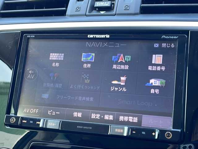 スバル レヴォーグ 1．6GT－S アイサイト 徳島県 2015(平27)年 7.8万km クリスタルホワイトP 社外7型ナビ　AVIC-RZ09/（DISC/SD/フルセグ/BT/HDMI/ラジオ/iPod/USB）/バックカメラ/追従式クルーズコントロール/ETC/ドライブレコーダー/純正18インチアルミホイール/ブラインドスポットモニター/オートライト/オートマチックハイビーム/LEDヘッドライト/フォグライト/D/N席パワーシート/社外フロアマット/アイドリングストップ/スマートキー