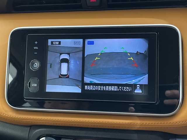 日産 キックス X ツートーンインテリアED 愛媛県 2021(令3)年 1.8万km ダークメタルグレー/ピュアブラック 2トーン 純正ディスプレイオーディオ/Ｂｌｕｅｔｏｏｔｈ／ＵＳＢ/全方位カメラ/レーダークルーズコントロール/衝突軽減ブレーキ/ＥＴＣ/前方ドライブレコーダー/ＤＮ席シートヒーター/前後コーナーセンサー/レーンキープアシスト/LEDヘッドライト