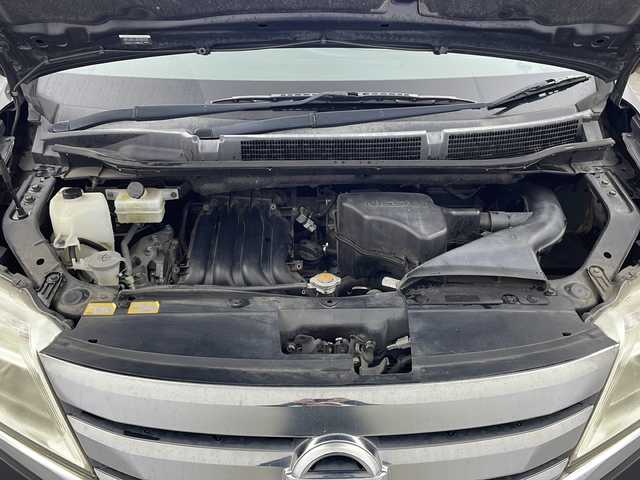 日産 セレナ ハイウェイスター Vセレクション 栃木県 2012(平24)年 11万km スーパーブラック 社外フリップダウンモニター(Pioneer)/純正SDナビ(MC311D-W)/ Bluetooth/フルセグTV・/SD/CD/DVD/バックカメラ/クルーズコントロール/両側パワースライドドア/リアガラスサンシェード/ビルトインETC/HIDヘッドライト/フォグランプ/プッシュスタート/フロアマット/社外5インチアルミホイール/純正16インチアルミホイールセット積込(タイヤ溝無)/スマートキー×2本/保証書、取扱説明書