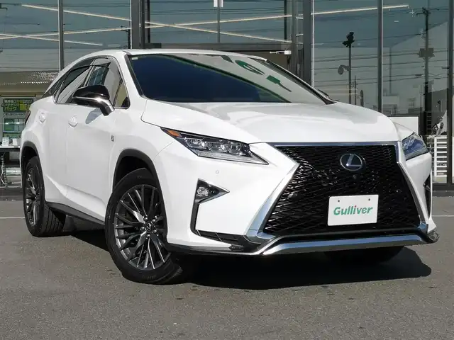 レクサス ＲＸ 200t Fスポーツ 茨城県 2017(平29)年 4.3万km ホワイトノーヴァガラスフレーク 純正ナビ/【AM・FM・DISC・SD・USB・BT・AUX・TV】/サンルーフ/パワーシート/シートメモリ/シートヒーター/エアシート/ステアリングヒーター/電動リアゲート/HUD/BSM/センターデフロック/レーダークルコン/ETC2.0/全方位カメラ/前方ドラレコ/前後コーナーセンサー/パドルシフト/100V電源