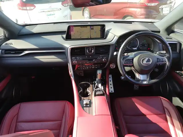 レクサス ＲＸ 200t Fスポーツ 茨城県 2017(平29)年 4.3万km ホワイトノーヴァガラスフレーク 純正ナビ/【AM・FM・DISC・SD・USB・BT・AUX・TV】/サンルーフ/パワーシート/シートメモリ/シートヒーター/エアシート/ステアリングヒーター/電動リアゲート/HUD/BSM/センターデフロック/レーダークルコン/ETC2.0/全方位カメラ/前方ドラレコ/前後コーナーセンサー/パドルシフト/100V電源