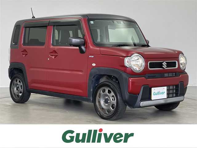 スズキ ハスラー HYBRID G 埼玉県 2021(令3)年 3万km フェニックスレッドパール/ガンメタリック2トーンルーフ 社外ナビ　ＥＴＣ　スズキセーフティサポート　衝突被害軽減装置　ドライブレコーダー　Ｂｌｕｅｔｏｏｔｈ　プッシュスタート　スマートキー　オートライト　誤発進抑制機能　フロアマット　ステアリングスイッチ