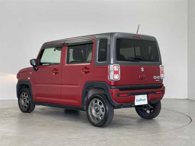 スズキ ハスラー HYBRID G 埼玉県 2021(令3)年 3万km フェニックスレッドパール/ガンメタリック2トーンルーフ 社外ナビ　ＥＴＣ　スズキセーフティサポート　衝突被害軽減装置　ドライブレコーダー　Ｂｌｕｅｔｏｏｔｈ　プッシュスタート　スマートキー　オートライト　誤発進抑制機能　フロアマット　ステアリングスイッチ