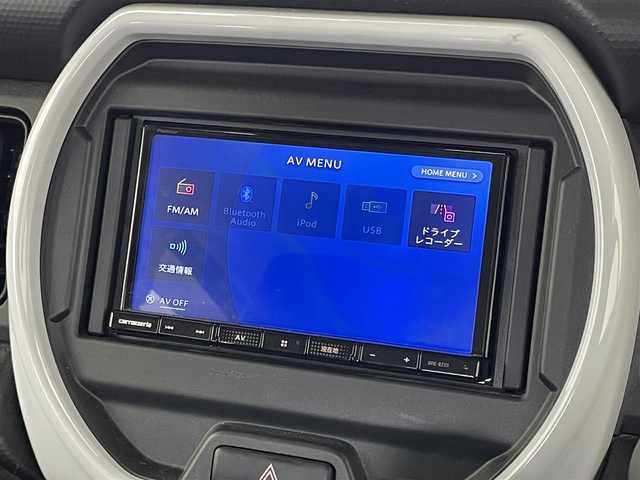 スズキ ハスラー HYBRID G 埼玉県 2021(令3)年 3万km フェニックスレッドパール/ガンメタリック2トーンルーフ 社外ナビ　ＥＴＣ　スズキセーフティサポート　衝突被害軽減装置　ドライブレコーダー　Ｂｌｕｅｔｏｏｔｈ　プッシュスタート　スマートキー　オートライト　誤発進抑制機能　フロアマット　ステアリングスイッチ