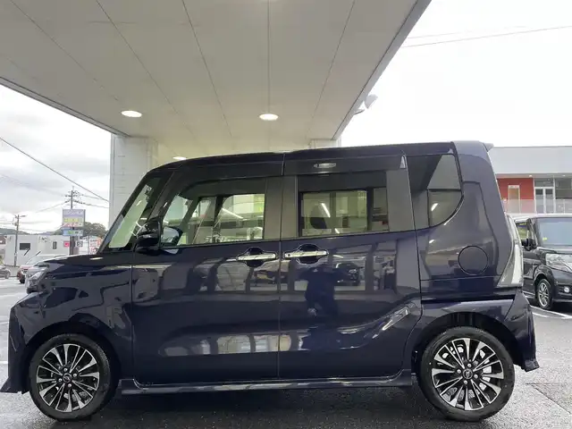 ダイハツ タント カスタム RS 長崎県 2023(令5)年 0.9万km クールバイオレットクリスタルシャイン 社外SDナビ/・AM/FM/BT/HDMI/SD/iPod/バックカメラ/両側パワースライドドア/前席シートヒーター/ステアリングスイッチ/衝突軽減ブレーキ/コーナーセンサー/後席サンシェード/ビルトインETC/アイドリングストップ/社外前後ドライブレコーダー/電子サイドブレーキ/フロアマット/ドアバイザー/保証書/取扱説明書