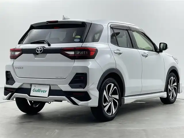 トヨタ ライズ Z 福井県 2021(令3)年 2.4万km シャイニングホワイトパール モデリスタエアロ/純正ディスプレイオーディオ/フルセグTV/Bluetooth/CarPlay/AM/FM/全方位モニター/スマートアシスト/・衝突軽減ブレーキ/・先行車発進お知らせ/・車線逸脱警報/・オートハイビーム/・標識認識/・誤発進抑制機能/・ふらつき警報/純正ドライブレコーダー/シートヒーター/スペアキー/ステアリングスイッチ/革巻きステアリング/ステアリングチルド機構