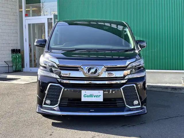 トヨタ ヴェルファイア Z Gエディション 宮城県 2016(平28)年 9.6万km スパークリングブラックパールクリスタルシャイン モデリスタエアロ【F・S・R】/アルパイン11型ナビ/【CD・DVD・SD・BT・フルセグTV】/バックカメラ/アルパイン12.8型フリップダウンモニター/両側パワースライドドア/ハーフレザーシート/パワーシート/パワーバックドア/社外前後ドライブレコーダー/ウッドコンビステアリング/大型コンソールBOX/AC100Vコンセント/ステアリングヒーター/クルーズコントロール/ステアリングスイッチ/リアサンシェード/コーナーセンサー/電動パーキングブレーキ/ブレーキホールド/LEDヘッドランプ/フォグランプ/オートライト/スマートキー＆プッシュスタート/電動格納ミラー/純正18インチAW/純正フロアマット/純正ドアバイザー/W/サイド/カーテンエアバッグ