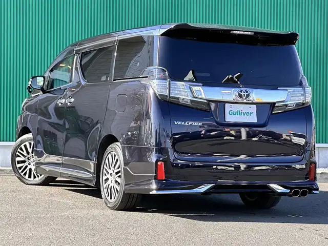 トヨタ ヴェルファイア Z Gエディション 宮城県 2016(平28)年 9.6万km スパークリングブラックパールクリスタルシャイン モデリスタエアロ【F・S・R】/アルパイン11型ナビ/【CD・DVD・SD・BT・フルセグTV】/バックカメラ/アルパイン12.8型フリップダウンモニター/両側パワースライドドア/ハーフレザーシート/パワーシート/パワーバックドア/社外前後ドライブレコーダー/ウッドコンビステアリング/大型コンソールBOX/AC100Vコンセント/ステアリングヒーター/クルーズコントロール/ステアリングスイッチ/リアサンシェード/コーナーセンサー/電動パーキングブレーキ/ブレーキホールド/LEDヘッドランプ/フォグランプ/オートライト/スマートキー＆プッシュスタート/電動格納ミラー/純正18インチAW/純正フロアマット/純正ドアバイザー/W/サイド/カーテンエアバッグ