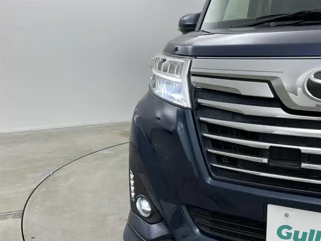 トヨタ ルーミー カスタムG S 岡山県 2018(平30)年 2万km ブラックマイカメタリック/レーザーブルークリスタルシャイン 2トーン 純正９インチナビ　/（CD/DVD/BT/フルセグ）/衝突軽減ブレーキ　/両側電動スライド　/アラウンドビューモニター　/ビルトインＥＴＣ　/ＬＥＤヘッドライト　/クルーズコントロール　/ドライブレコーダー　　/コーナーセンサー/オートハイビーム/フォグランプ/プッシュスタート　/スマートキー/スペアキー×１/純正フロアマット/純正アルミホイール