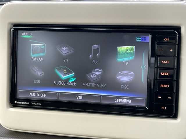 スズキ ラパン L 群馬県 2019(令1)年 4.4万km フレンチミントPM 社外ナビ/フルセグTV・CD・DVD・SD・Bluetooth/運転席シートヒーター/ビルトインETC/衝突被害軽減ブレーキ/レーンアシスト/後方コーナーセンサー/オートライト/オートハイビーム/ヘッドライトレベライザー/純正フロアマット/スマートキー2本