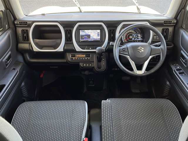 スズキ ハスラー HYBRID G 鳥取県 2020(令2)年 2.2万km シフォンアイボリーM スマートキー/フルタイム4WD/ダウンヒルアシスト/プリクラッシュ/レーンデパーチャー/クリアランスソナー/社外メモリナビ/Bluetooth/バックカメラ/カラーインフォメーション/前席シートヒーター/保証書・取説