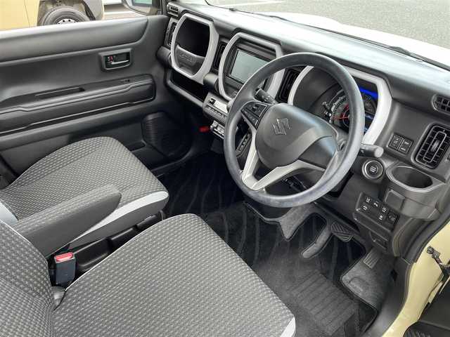 スズキ ハスラー HYBRID G 島根県 2020(令2)年 2.2万km シフォンアイボリーM 4WD/社外ナビ(MDV-D2078T)/(AM/FM/CD/DVD/SD/Bluetooth)/衝突軽減ブレーキ/レーンキープアシスト/コーナーセンサー/ETC/アイドリングストップ/スノーモード/グリップコントロール/ヒルディーセントコントロール/D/N席シートーヒーター/プッシュスタート/スマートキー/フロアマット/取扱説明書/保証書