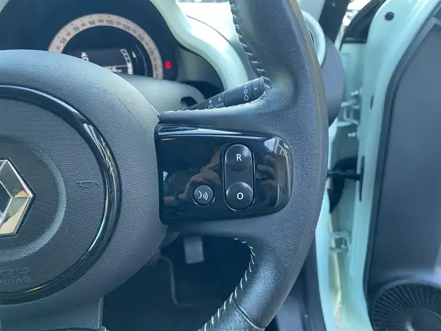 ルノー トゥインゴ ラ・パリジェンヌ 福岡県 2019(令1)年 3.3万km Ｌグリーン ・純正ナビ/BT/USB/・バックカメラ/・ハーフレザー/シートヒーター/・フルセグ/・ETC/・純正16AW/・取扱説明書