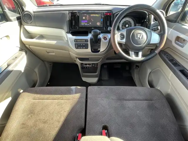 ホンダ Ｎ ＷＧＮ G SSコンフォートパッケージ 青森県 2017(平29)年 4.4万km プレミアムアイボリーP Gathers製ナビ（VXM-172CSi）/　CD、SD、USB、BT/ワンセグTV/前席シートヒーター/前方ドライブレコーダー/純正エンジンスターター/ビルトインETC/HIDヘッドライト/衝突軽減システム/４WD/保証書/取扱い説明書