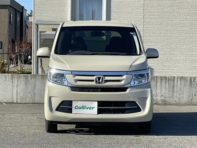 ホンダ Ｎ ＷＧＮ G SSコンフォートパッケージ 青森県 2017(平29)年 4.4万km プレミアムアイボリーP Gathers製ナビ（VXM-172CSi）/　CD、SD、USB、BT/ワンセグTV/前席シートヒーター/前方ドライブレコーダー/純正エンジンスターター/ビルトインETC/HIDヘッドライト/衝突軽減システム/４WD/保証書/取扱い説明書