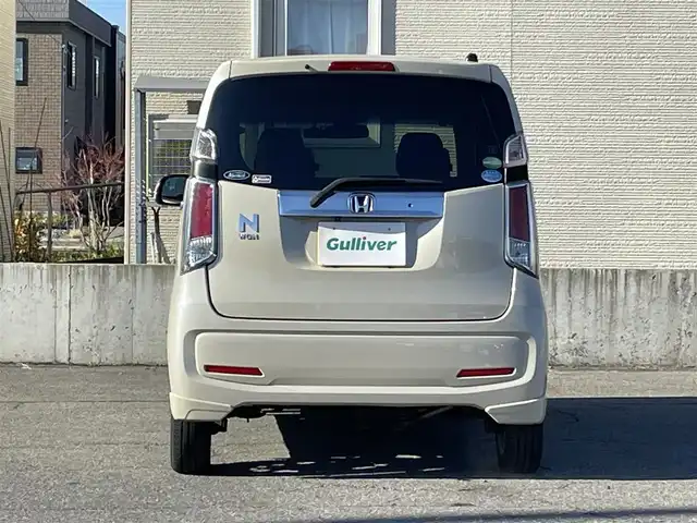 ホンダ Ｎ ＷＧＮ G SSコンフォートパッケージ 青森県 2017(平29)年 4.4万km プレミアムアイボリーP Gathers製ナビ（VXM-172CSi）/　CD、SD、USB、BT/ワンセグTV/前席シートヒーター/前方ドライブレコーダー/純正エンジンスターター/ビルトインETC/HIDヘッドライト/衝突軽減システム/４WD/保証書/取扱い説明書