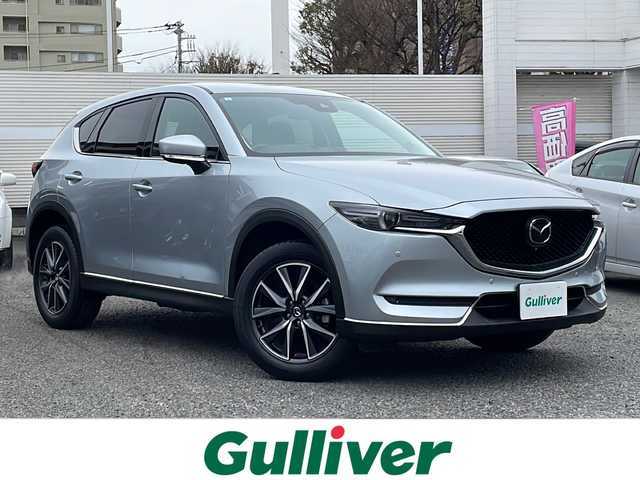 マツダ ＣＸ－５ 25S Lパッケージ 東京都 2019(平31)年 2.5万km ソニックシルバーM ワンオーナー/新車時保証書/取扱説明書　ナビ説明書/スマートシティーブレーキサポート/レーンキープアシストシステム/レーダークルーズコントロール/ブラインドスポットモニタリング/アクティブドライビングディスプレイ/アイドリングストップ/純正SDナビ/フルセグTV/CD/DVD/USB/BT/AUX/360度カメラ/レザーシート/全席シートヒーター&ハンドルヒーター/フロントパワーシート【運転席メモリー付】/パワーバックドア/LEDヘッドライト/オートライト/スマートキー×2【キータグ有】/皮巻きハンドル/サイド/カーテンエアバック/横滑り防止装置/純正19インチアルミ