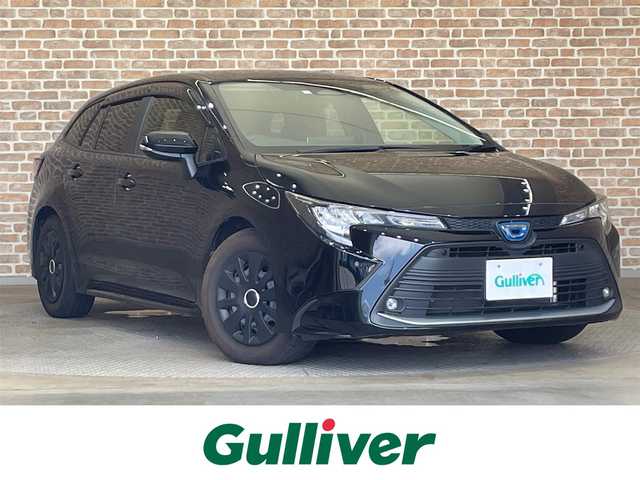 トヨタ カローラツーリング ハイブリッド G 岩手県 2023(令5)年 1.7万km アティチュードブラックマイカ 4WD/純正ディスプレイオーディオ/　BT/フルセグTV/バックカメラ/PCS/LDA/ACC/PDA/PKSB/RSA/クリアランスソナー /横滑り防止装置/ETC2.0/フォグランプ/オートハイビーム/オートライト/LEDヘッドライト/ライトレベライザー /オートホールドスイッチ/プッシュスタート/ミラーヒーター /スマートキー/フロアマット/ドアバイザー/スペアキー/取扱説明書/保証書