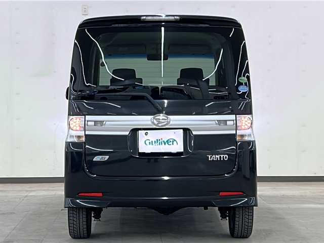 ダイハツ タント カスタム X スペシャル 道央・札幌 2012(平24)年 5.2万km ブラックマイカメタリック ・４WD/・純正SDナビ/CD・DVD・AM・FM・BT/・フルセグTV/・ミュージックサーバー/・片側パワースライドドア/・純正フロアマット/・ベンチシート・ドアバイザー/・電動格納ミラー/・ウインカーミラー/・ワンオーナー/・スマートキー/・取扱説明書