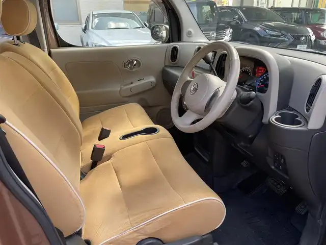 日産 キューブ 15X Vセレクション 福岡県 2012(平24)年 12万km シャイニーブロンズ 純正ナビ/（AM/FM/Bluetooth/ワンセグTV）/横滑り防止/アイドリングストップ/ECOモード/ビルドインETC/ドライブレコーダー前後（SD有り）/オートライト/電格ミラー/フォグランプ/純正フロアマット/プッシュスタート/取扱説明書