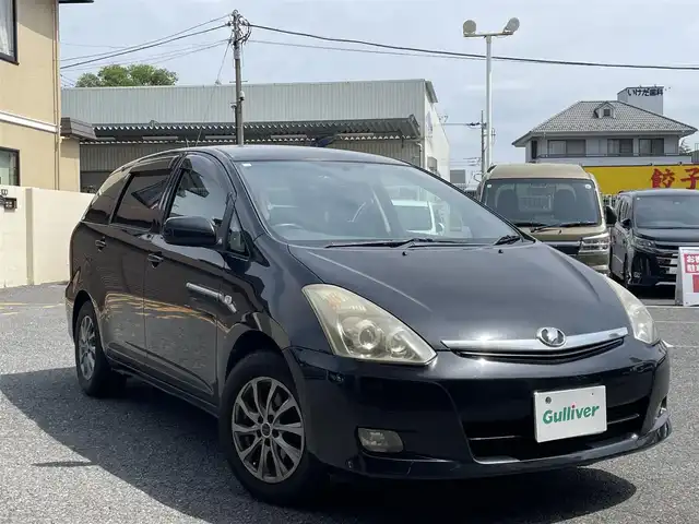 トヨタ ウィッシュ X リミテッド 千葉県 2008(平20)年 15.9万km ブラックマイカ ワンセグ/電格ミラー/オートライト/ドアバイザー/MT付AT/純正フロアマット