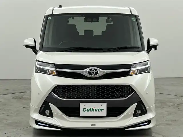 トヨタ タンク カスタムG－T 福岡県 2019(令1)年 6.4万km パールホワイトⅢ モデリスタエアロ　/純正ナビ（フルセグＴＶ）　/バックカメラ　/ビルトインＥＴＣ　/前方ドライブレコーダー　/クルーズコントロール　/コーナーセンサー　/衝突軽減ブレーキ　/両側電動スライドドア　/純正１７インチＡＷ