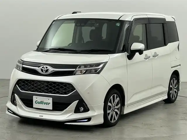 トヨタ タンク カスタムG－T 福岡県 2019(令1)年 6.4万km パールホワイトⅢ モデリスタエアロ　/純正ナビ（フルセグＴＶ）　/バックカメラ　/ビルトインＥＴＣ　/前方ドライブレコーダー　/クルーズコントロール　/コーナーセンサー　/衝突軽減ブレーキ　/両側電動スライドドア　/純正１７インチＡＷ