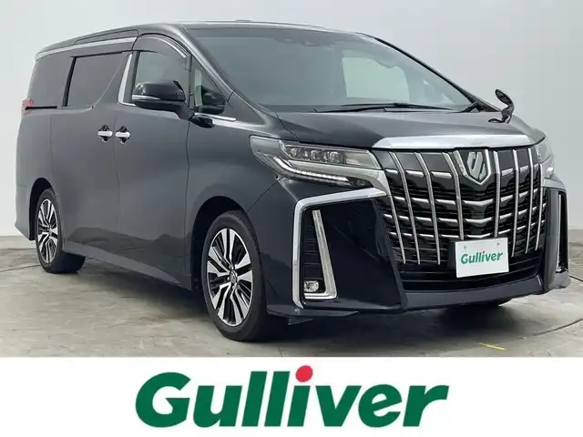 トヨタ アルファード S Cパッケージ 茨城県 2021(令3)年 3.3万km ブラック サンルーフ　/デジタルインナーミラー/純正１２．１インチフリップダウンモニター/純正９インチディスプレイオーディオ/【ナビ/フルセグTV/BT/CD/DVD/Carplay/USB】/衝突軽減ブレーキ　/両側電動スライドドア　/レーダークルーズコントロール　/ＥＴＣ　/前席パワーシート/前席シートヒーター　/前席エアシート　/ステアリングヒーター/ＬＥＤヘッドライト　/バックカメラ/スマートキー×1/ドライブレコーダー（前後）/ブラインドスポットモニター/保証書