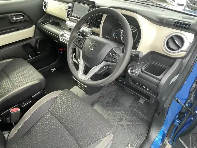 スズキ クロスビー HYBRID MZ 福島県 2023(令5)年 1.1万km スポーディーブルーメタリック/ミネラルグレー2トーン ワンオーナー/４ＷＤ/純正ナビ/・フルセグＴＶ/・ＣＤ/・ＤＶＤ/・ＦＭ・ＡＭ/バックカメラ/レーンアシスト/衝突軽減ブレーキ/ビルトインＥＴＣ/純正フロアマット/ドアバイザー/クルーズコントロール追従有/スタッドレス積込