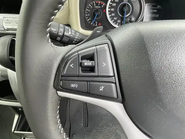 スズキ クロスビー HYBRID MZ 福島県 2023(令5)年 1.1万km スポーディーブルーメタリック/ミネラルグレー2トーン ワンオーナー/４ＷＤ/純正ナビ/・フルセグＴＶ/・ＣＤ/・ＤＶＤ/・ＦＭ・ＡＭ/バックカメラ/レーンアシスト/衝突軽減ブレーキ/ビルトインＥＴＣ/純正フロアマット/ドアバイザー/クルーズコントロール追従有/スタッドレス積込