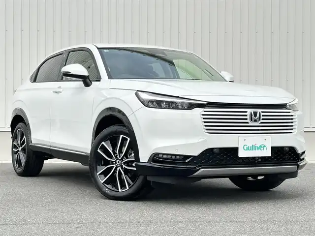 ホンダ ヴェゼル ハイブリッド e:HEV Z 群馬県 2025(令7)年 0.1千km プラチナホワイトパール ワンオーナー/ホンダセンシング/クルーズコントロール/コーナーセンサー/ハーフレザー/シートヒーター/ステアリングヒーター/パワーバックドア/オートブレーキホールド/プッシュスタート/BSM/ホグランプ/ウインカーミラー/電格ミラー/グランヒルアシストコントロール/18インチアルミ/sportsモード/ECOモード