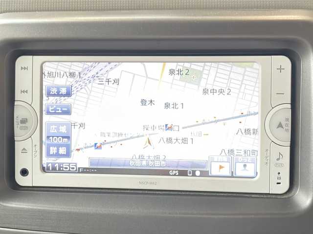 トヨタ ピクシススペース L 秋田県 2012(平24)年 7.4万km ライトローズマイカメタリック 純正メモリーナビ　NSCP-W62/ワンセグTV　Bluetooth　CD　ラジオ/純正フロアマット/ドアバイザー/電格ミラー/取説/保証書