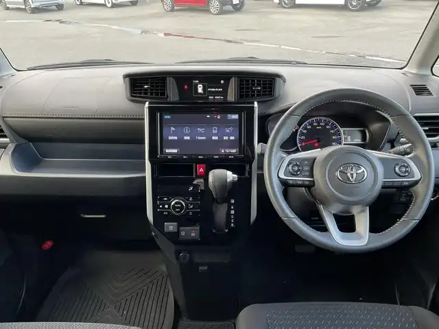 トヨタ ルーミー カスタムG 岡山県 2021(令3)年 4.6万km パールホワイトⅢ 純正9インチナビ　NSZT-Y66T/フルセグTV、CD、DVD、Bluetooth、AM、FM/全方位カメラ/ETC/両側パワースライドドア/レーダークルーズコントロール/トヨタセーフティセンス/プリクラッシュセーフティ