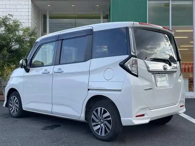 トヨタ ルーミー カスタムG 岡山県 2021(令3)年 4.6万km パールホワイトⅢ 純正9インチナビ　NSZT-Y66T/フルセグTV、CD、DVD、Bluetooth、AM、FM/全方位カメラ/ETC/両側パワースライドドア/レーダークルーズコントロール/トヨタセーフティセンス/プリクラッシュセーフティ