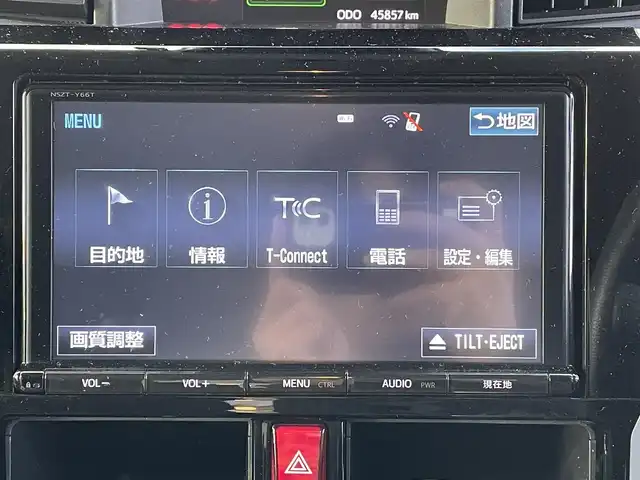 トヨタ ルーミー カスタムG 岡山県 2021(令3)年 4.6万km パールホワイトⅢ 純正9インチナビ　NSZT-Y66T/フルセグTV、CD、DVD、Bluetooth、AM、FM/全方位カメラ/ETC/両側パワースライドドア/レーダークルーズコントロール/トヨタセーフティセンス/プリクラッシュセーフティ