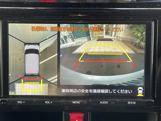 トヨタ ルーミー カスタムG 岡山県 2021(令3)年 4.6万km パールホワイトⅢ 純正9インチナビ　NSZT-Y66T/フルセグTV、CD、DVD、Bluetooth、AM、FM/全方位カメラ/ETC/両側パワースライドドア/レーダークルーズコントロール/トヨタセーフティセンス/プリクラッシュセーフティ