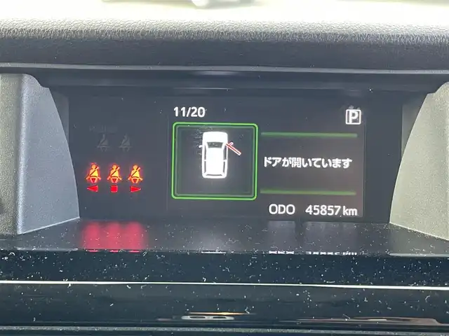 トヨタ ルーミー カスタムG 岡山県 2021(令3)年 4.6万km パールホワイトⅢ 純正9インチナビ　NSZT-Y66T/フルセグTV、CD、DVD、Bluetooth、AM、FM/全方位カメラ/ETC/両側パワースライドドア/レーダークルーズコントロール/トヨタセーフティセンス/プリクラッシュセーフティ