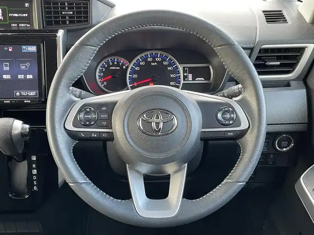 トヨタ ルーミー カスタムG 岡山県 2021(令3)年 4.6万km パールホワイトⅢ 純正9インチナビ　NSZT-Y66T/フルセグTV、CD、DVD、Bluetooth、AM、FM/全方位カメラ/ETC/両側パワースライドドア/レーダークルーズコントロール/トヨタセーフティセンス/プリクラッシュセーフティ