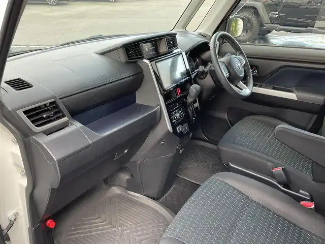 トヨタ ルーミー カスタムG 岡山県 2021(令3)年 4.6万km パールホワイトⅢ 純正9インチナビ　NSZT-Y66T/フルセグTV、CD、DVD、Bluetooth、AM、FM/全方位カメラ/ETC/両側パワースライドドア/レーダークルーズコントロール/トヨタセーフティセンス/プリクラッシュセーフティ