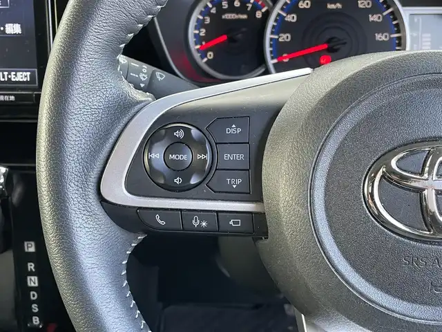 トヨタ ルーミー カスタムG 岡山県 2021(令3)年 4.6万km パールホワイトⅢ 純正9インチナビ　NSZT-Y66T/フルセグTV、CD、DVD、Bluetooth、AM、FM/全方位カメラ/ETC/両側パワースライドドア/レーダークルーズコントロール/トヨタセーフティセンス/プリクラッシュセーフティ