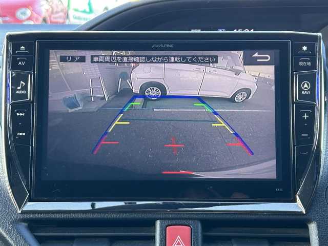 トヨタ ノア ハイブリッド G 愛知県 2015(平27)年 14.2万km ブラック /禁煙//アルパイン12.8インチフリップダウンモニター//アルパイン10インチナビ//CD/DVD/BT/MSV/フルセグ//バックカメラ//レーダー探知機//置くだけ充電//純正ドライブレコーダー//ビルトインETC//両側パワースライドドア//PCS//クルーズコントロール//横滑り防止装置//シートヒーター//LEDオートライト//フォグランプ//オートリトラウィンカーミラー//ロールサンシェード//革巻きステアリング//ステアリングスイッチ//照明付バニティミラー//nanoe//純正フロアマット//純正ドアバイザー//スペアスマートキー//新車時保証書//取扱説明書//サマータイヤ付純正15AW積込