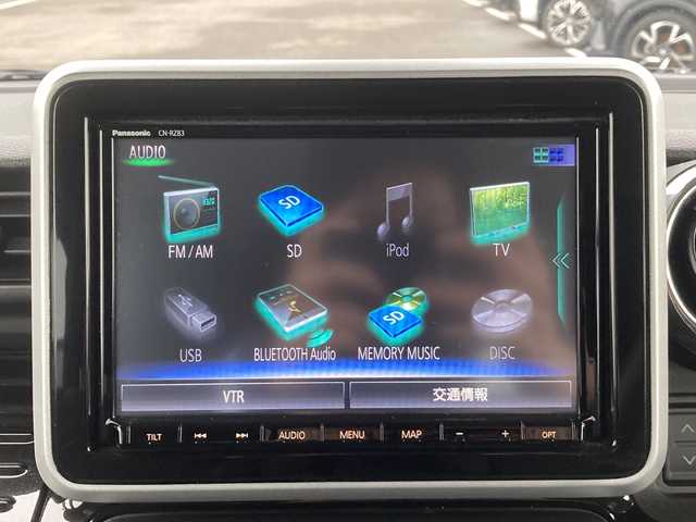 スズキ スペーシア カスタム HYBRID XS ターボ 佐賀県 2018(平30)年 5.8万km ブルーイッシュブラックパール3 Panasonicナビ/全方位カメラ/衝突被害軽減ブレーキ/車線逸脱警報機能/オートハイビーム機能/コーナーセンサー/ヘッドアップディスプレイ/両側パワースライドドア/クルーズコントロール/ステアリングスイッチ/ビルトインETC/スマートキー/スマートキー/LEDヘッドライト/フォグライト/純正アルミホイール