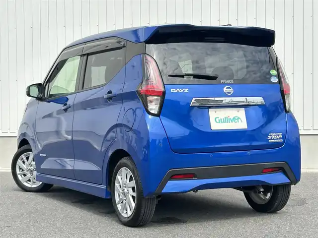 日産 デイズ ハイウェイスターX 群馬県 2020(令2)年 5.6万km オーシャンブルーP 純正ナビ（AM.FM.BT.TV）/純正LEDヘッドライト/純正アルミホイール14インチ/純正フロアマット/純正バイザー/アイドリングストップ/車線逸脱警報/エマージェンシーブレーキ/プッシュスタート/オートライト/コーナーセンサー/ドアハンドルプロテクター/スマートキー/ドライブレコーダー/ETC