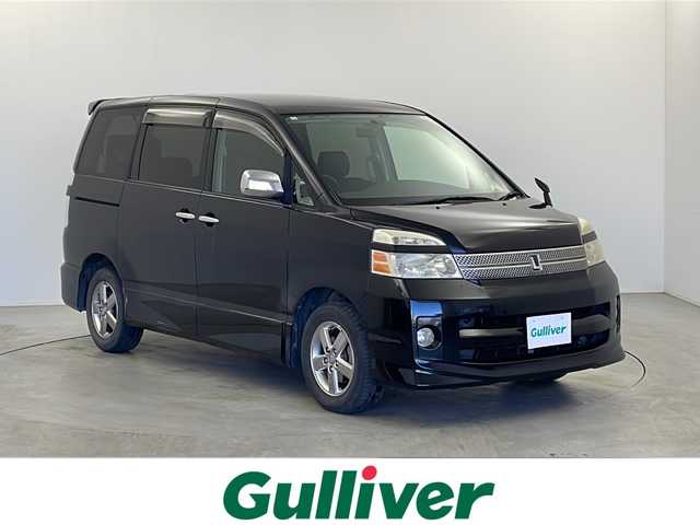 トヨタ ヴォクシー Z 煌 栃木県 2006(平18)年 14.2万km ブラック 純正HDDナビ/バックカメラ/ETC/ステアリングスイッチ/８人乗り/両側パワースライドドア