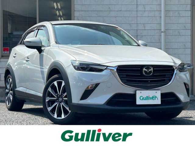 マツダ ＣＸ－３ 20S プロアクティブ 福岡県 2019(平31)年 5.7万km セラミックM ワンオーナー/純正メモリーナビ/　(AM/FM/CD/DVD/Bluetooth/iPod/フルセグTV)/フロント・バック・サイドカメラ/360度ビューモニター/i-アクティブセンス/・プリクラッシュセーフティ/・スマートシティブレーキサポート(前進/後退)/・マツダレーダークルーズコントロール/・ドライバーアテンションアラート/・車線逸脱警報/・交通標識認識/・車間認知支援/・アクティブドライビングディスプレイ/横滑り防止/パーキングセンサー/オートライト/アイドリングストップ/純正18インチアルミホイール/電格ウィンカーミラー/ドアバイザー/黒色ハーフレザーシート/パドルシフト/ステアリングスイッチ/ブレーキホールド/前方ドライブレコーダー/ビルトインETC/純正フロアマット/盗難防止装置/スペアキー×1/保証書/取扱説明書/ナビ取扱説明書