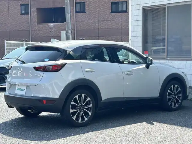 マツダ ＣＸ－３ 20S プロアクティブ 福岡県 2019(平31)年 5.7万km セラミックM ワンオーナー/純正メモリーナビ/　(AM/FM/CD/DVD/Bluetooth/iPod/フルセグTV)/フロント・バック・サイドカメラ/360度ビューモニター/i-アクティブセンス/・プリクラッシュセーフティ/・スマートシティブレーキサポート(前進/後退)/・マツダレーダークルーズコントロール/・ドライバーアテンションアラート/・車線逸脱警報/・交通標識認識/・車間認知支援/・アクティブドライビングディスプレイ/横滑り防止/パーキングセンサー/オートライト/アイドリングストップ/純正18インチアルミホイール/電格ウィンカーミラー/ドアバイザー/黒色ハーフレザーシート/パドルシフト/ステアリングスイッチ/ブレーキホールド/前方ドライブレコーダー/ビルトインETC/純正フロアマット/盗難防止装置/スペアキー×1/保証書/取扱説明書/ナビ取扱説明書