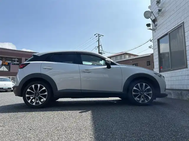 マツダ ＣＸ－３ 20S プロアクティブ 福岡県 2019(平31)年 5.7万km セラミックM ワンオーナー/純正メモリーナビ/　(AM/FM/CD/DVD/Bluetooth/iPod/フルセグTV)/フロント・バック・サイドカメラ/360度ビューモニター/i-アクティブセンス/・プリクラッシュセーフティ/・スマートシティブレーキサポート(前進/後退)/・マツダレーダークルーズコントロール/・ドライバーアテンションアラート/・車線逸脱警報/・交通標識認識/・車間認知支援/・アクティブドライビングディスプレイ/横滑り防止/パーキングセンサー/オートライト/アイドリングストップ/純正18インチアルミホイール/電格ウィンカーミラー/ドアバイザー/黒色ハーフレザーシート/パドルシフト/ステアリングスイッチ/ブレーキホールド/前方ドライブレコーダー/ビルトインETC/純正フロアマット/盗難防止装置/スペアキー×1/保証書/取扱説明書/ナビ取扱説明書