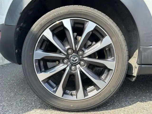 マツダ ＣＸ－３ 20S プロアクティブ 福岡県 2019(平31)年 5.7万km セラミックM ワンオーナー/純正メモリーナビ/　(AM/FM/CD/DVD/Bluetooth/iPod/フルセグTV)/フロント・バック・サイドカメラ/360度ビューモニター/i-アクティブセンス/・プリクラッシュセーフティ/・スマートシティブレーキサポート(前進/後退)/・マツダレーダークルーズコントロール/・ドライバーアテンションアラート/・車線逸脱警報/・交通標識認識/・車間認知支援/・アクティブドライビングディスプレイ/横滑り防止/パーキングセンサー/オートライト/アイドリングストップ/純正18インチアルミホイール/電格ウィンカーミラー/ドアバイザー/黒色ハーフレザーシート/パドルシフト/ステアリングスイッチ/ブレーキホールド/前方ドライブレコーダー/ビルトインETC/純正フロアマット/盗難防止装置/スペアキー×1/保証書/取扱説明書/ナビ取扱説明書